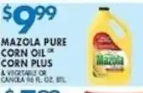 Compare Foods Mazola pure corn oil or corn plus offer