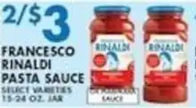 Compare Foods Francesco Rinaldi pasta sauce offer