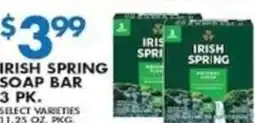 Compare Foods Irish spring soap bar offer