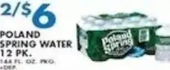 Compare Foods Poland spring water offer