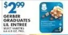Compare Foods Gerber Graduates Lil EntrΓ©e offer