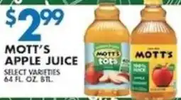 Compare Foods Mott's apple juice offer