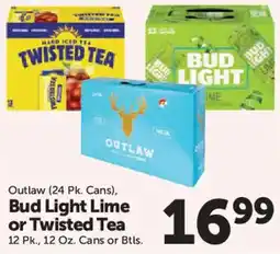 Food City Outlaw, Bud Light Lime or Twisted Tea offer