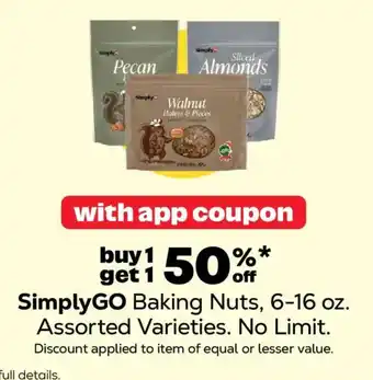Grocery Outlet SimplyGO Baking Nuts offer