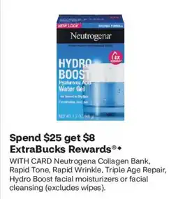 CVS Neutrogena Hydro Boost Hyaluronic Acid Water Gel offer