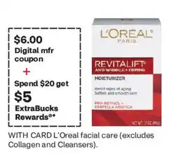CVS L'Oreal Revitalift moisturizer offer