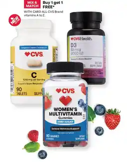CVS CVS Brand vitamins A to Z offer
