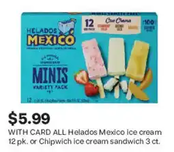 CVS Helados Mexico ice cream offer