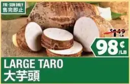 99 Ranch Large Taro offer