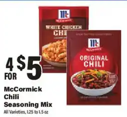 Big Y McCormick Chili Seasoning Mix offer