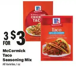 Big Y McCormick Taco Seasoning Mix offer