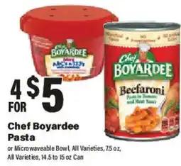 Big Y Chef Boyardee Pasta offer
