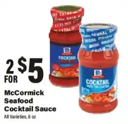 Big Y McCormick Seafood Cocktail Sauce offer
