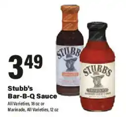 Big Y Stubbs Bar-B-Q Sauce offer