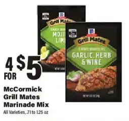 Big Y McCormick Grill Mates Marinade Mix offer