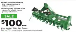 Mills Fleet Farm King Kutter Tiller Pro Green offer