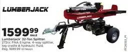 Mills Fleet Farm Lumberjack 32-ton splitter offer