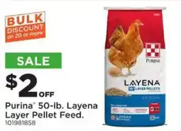Mills Fleet Farm Purina Layena Layer Pellet Feed offer