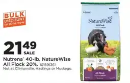 Mills Fleet Farm Nutrena NatureWise All Flock offer
