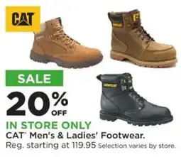 Mills Fleet Farm CAT Men's & Ladies' Footwear offer