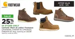 Mills Fleet Farm Carhartt Men's & Ladies' Footwear offer