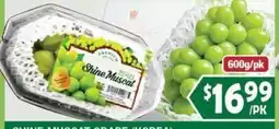 99 Ranch Shine Muscat Grape offer