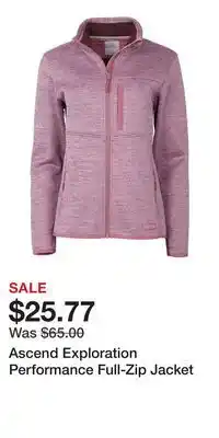 Cabela's Ascend Exploration Performance Full-Zip Jacket offer
