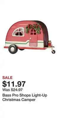 Cabela's Bass Pro Shops Light-Up Christmas Camper offer