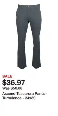 Cabela's Ascend Tuscarora Pants - Turbulence - 34x30 offer