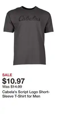 Cabela's Cabela's Script Logo Short-Sleeve T-Shirt for Men offer