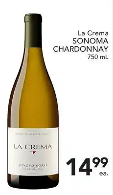 Pete's Fresh Market La Crema SONOMA CHARDONNAY offer