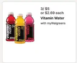 Walgreens Vitamin Water offer
