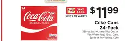 ShopRite Coke Cans 24-Pack offer