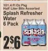 Key Food Splash Refresher water offer
