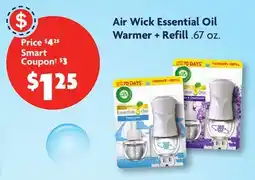 Family Dollar Air Wick Essential Oil Warmer + Refill offer