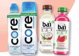 Family Dollar Bai Wonder Water 18 oz. or Core Water 20-23.9 oz offer