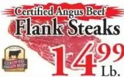 Chanatry's Hometown Market Certified Angus Beef Flank Steaks offer