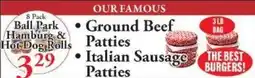 Chanatry's Hometown Market Ball Park Hamburg & Hot Dog Rolls offer