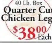 Chanatry's Hometown Market Quarter Cut Chicken Legs offer