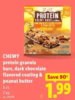 Lidl Protein chewy bars offer