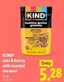 Lidl Kind oats & honey with toasted coconut offer
