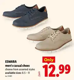 Lidl Esmara men's casual shoes offer