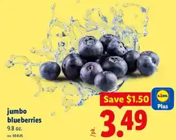 Lidl Lidl jumbo blueberries offer