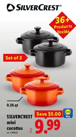 Lidl Silvercrest mini cocottes offer