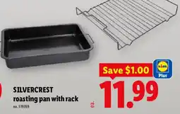 Lidl Silvercrest roasting pan with rack offer