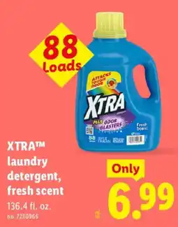 Lidl Xtra laundry detergent, fresh scent offer