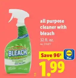Lidl All Purpose Cleaner With Bleach offer