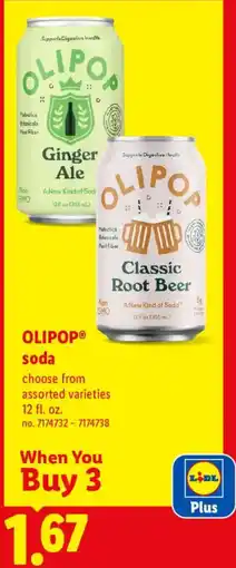 Lidl Olipop soda offer