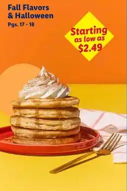 Lidl Fall Flavors & Halloween offer