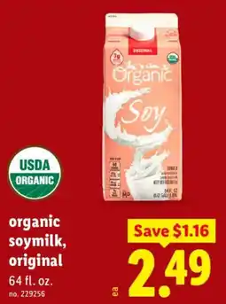 Lidl Organic Soy offer